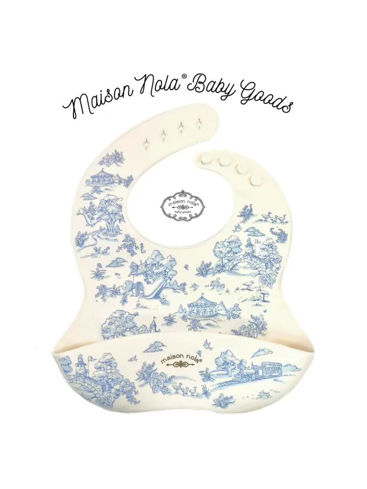 Storyland Toile Silicone Bib for Babies