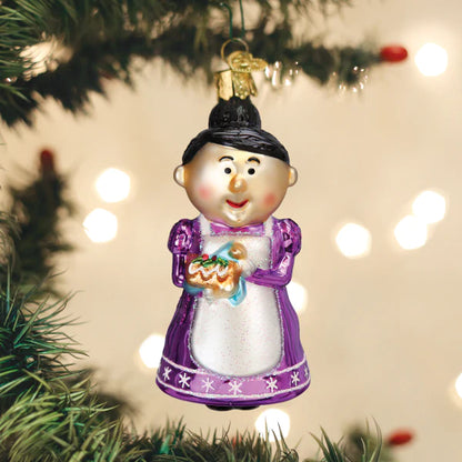 Cheery Mrs. Claus Christmas Ornament