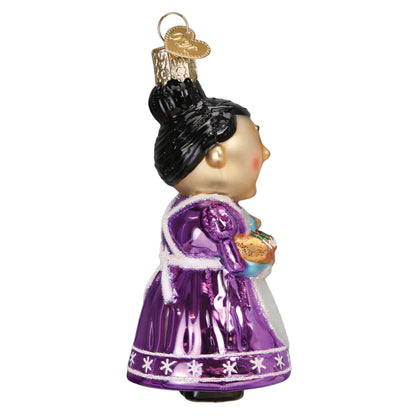 Cheery Mrs. Claus Christmas Ornament