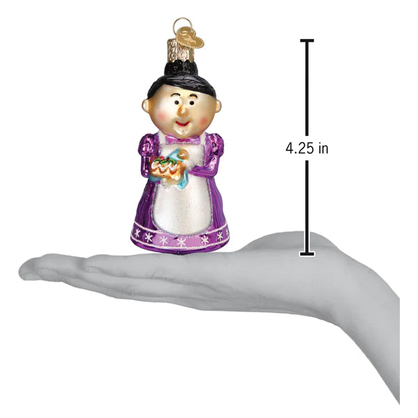 Cheery Mrs. Claus Christmas Ornament