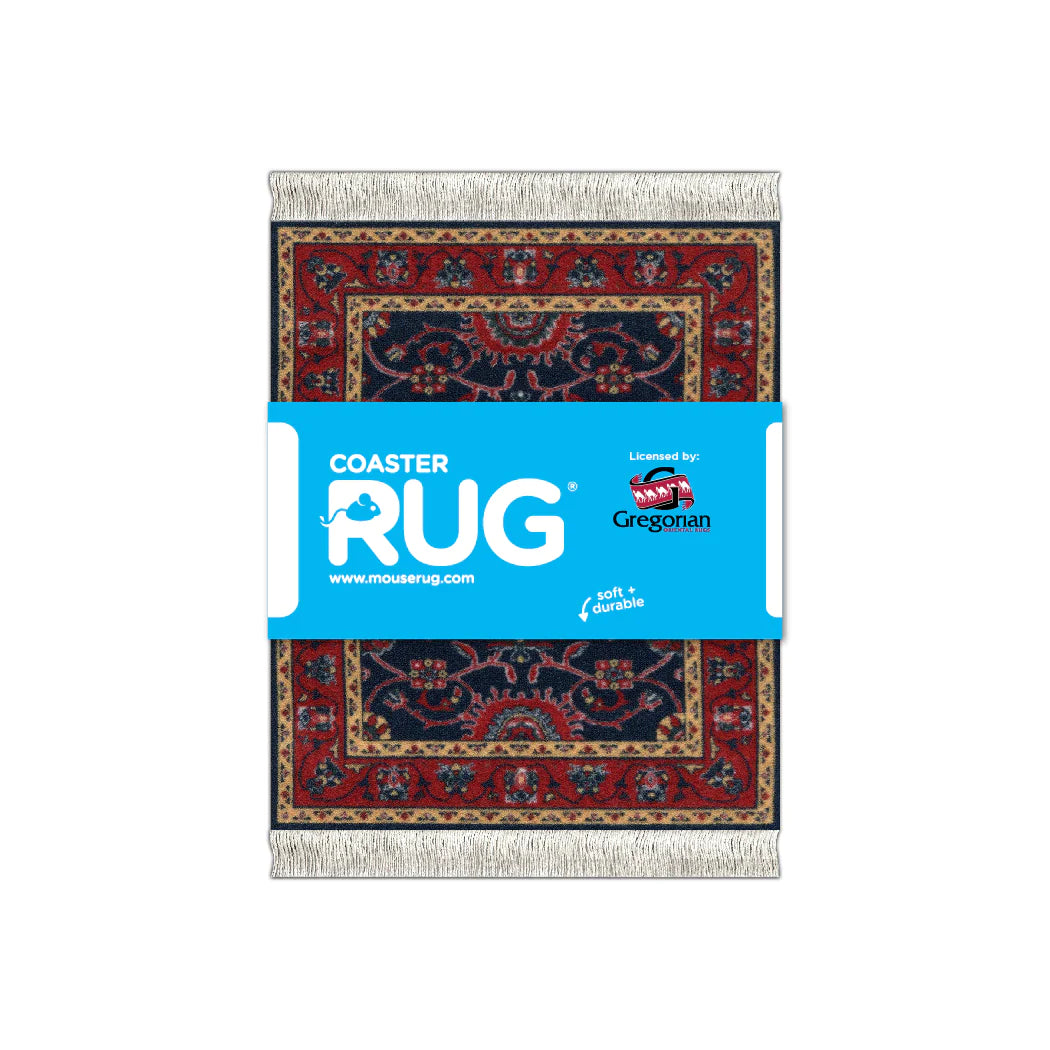 Deep Blue Bergamo Coaster Rug Set Coasters