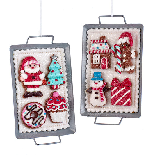 Gingerbread with Metal Pan Ornaments