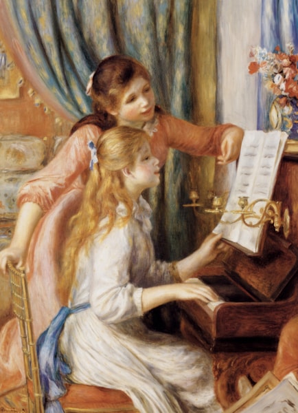 Girls at the Piano by Pierre-Auguste Renoir 1000-Piece Puzzle