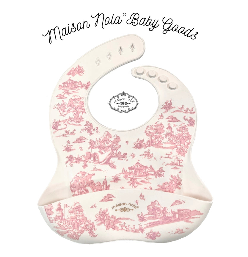 Storyland Toile Silicone Bib for Babies