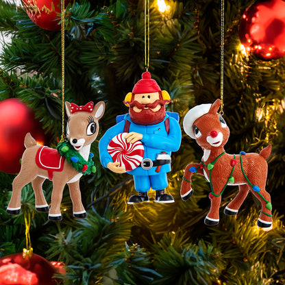 Rudolph the Red Nosed Reindeer Ornaments