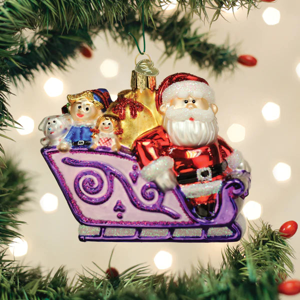 Santa And Friends Christmas Ornament