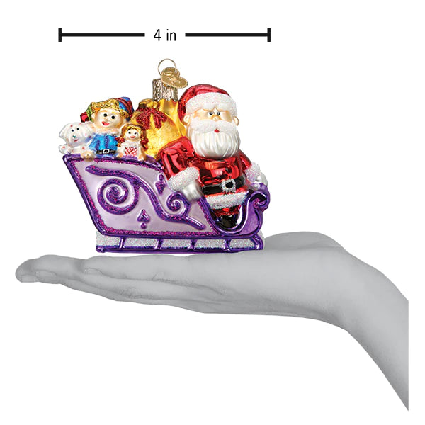 Santa And Friends Christmas Ornament