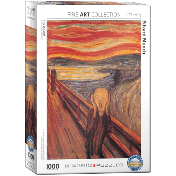 The Scream by Edvard Munch 1000-Piece Puzzle