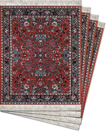 Bidjar Coaster Rug Set Coasters