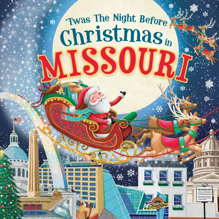 'twas the Night Before Christmas in Missouri Hardcover Book